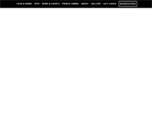 Tablet Screenshot of checkersbistro.com